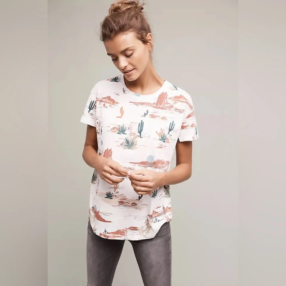 Anthropologie Wild West Tee - Picture 1 of 5